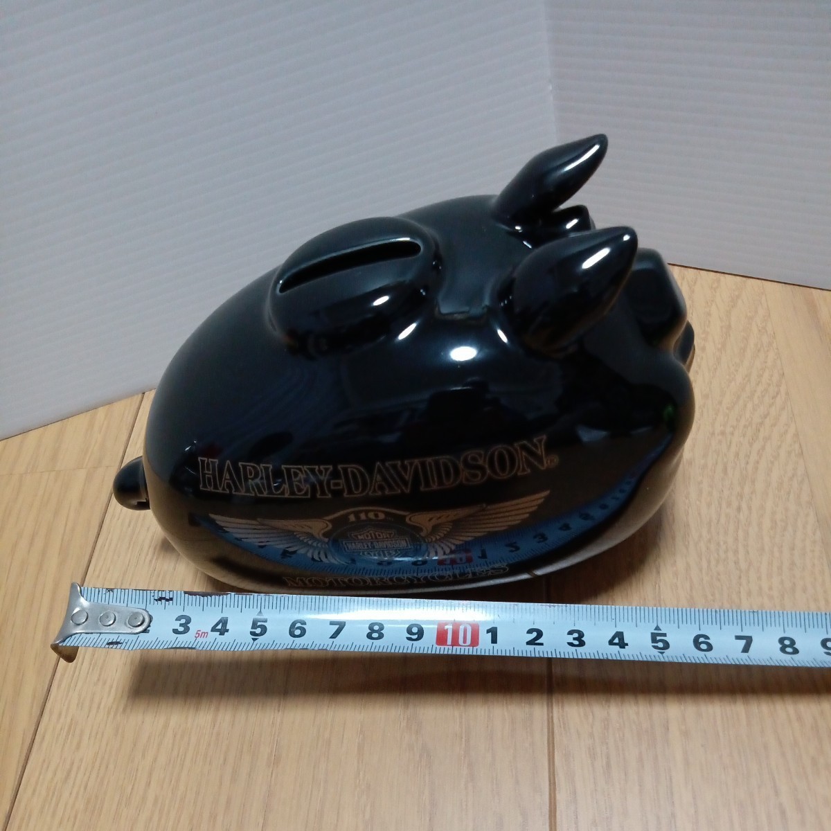 HARLEY DAVIDSON【貯金箱】陶器 110周年 豚 ブタ ぶた タンク HARLEY DAVIDSON【貯金箱】陶器 110周年 豚 ブタ ぶた タンク