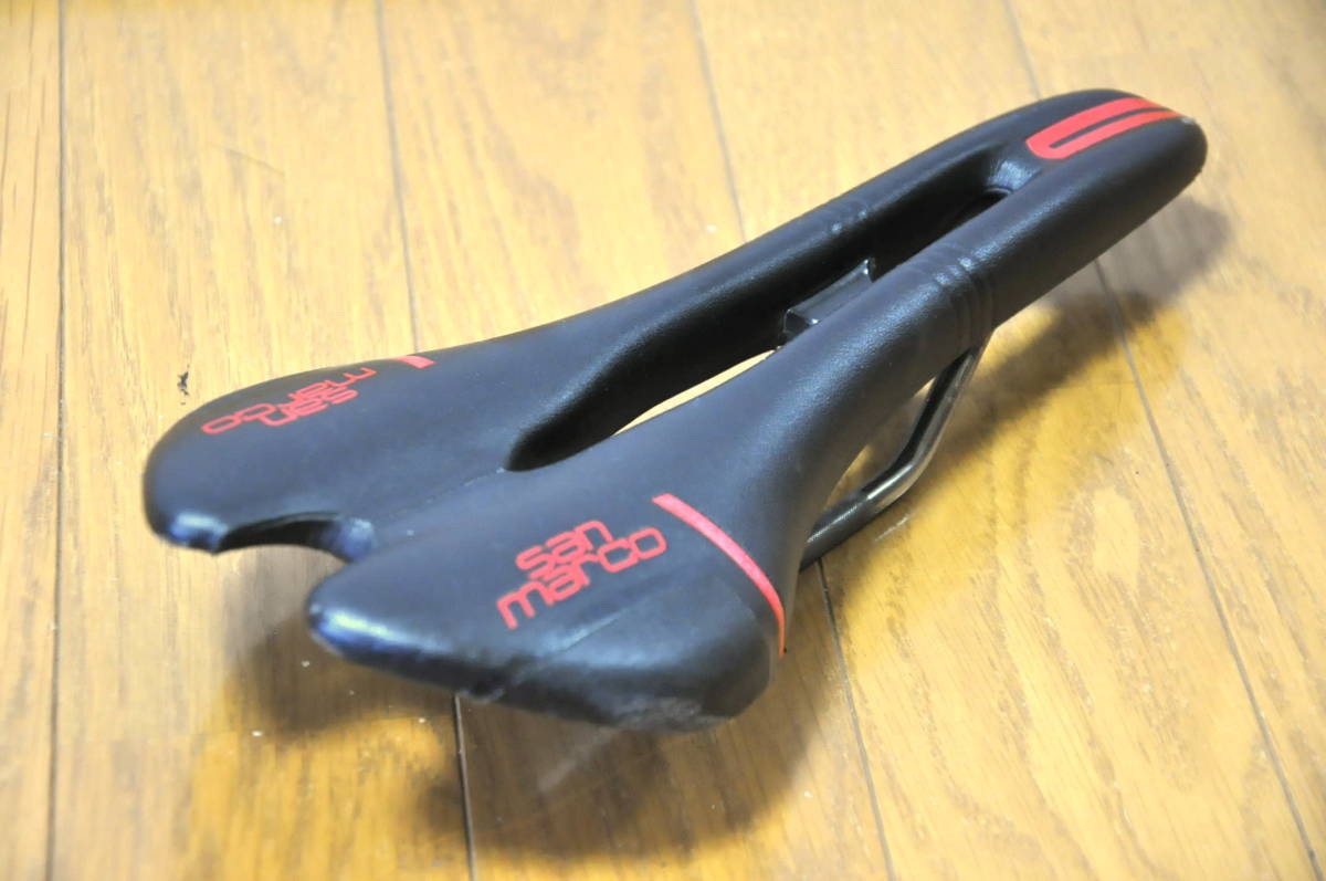 Selle Sanmarco/AspideNarrow Saddle/セラサンマルコ/アスピデ/ナローサドル/ビンテージ/シート/ブラック/ロードバイク/ピスト/クロス_画像4