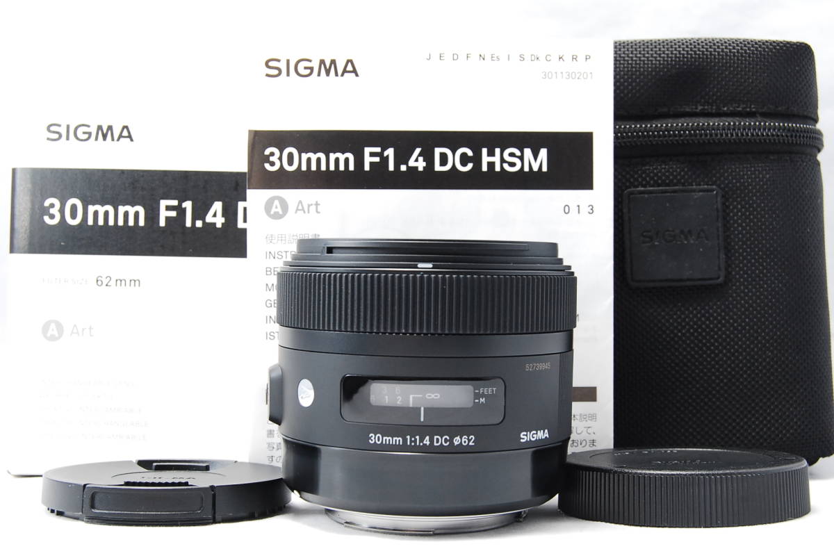 sigma 30mm f1.4 DC HSM canon EF-Mマウント