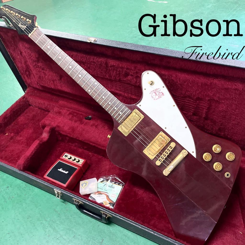 エレキギター ファイヤーバード 「希少」ギブソン ハードケース付 Yahoo!オークション - Gibson FIREBIRD エレキギター ギブソン