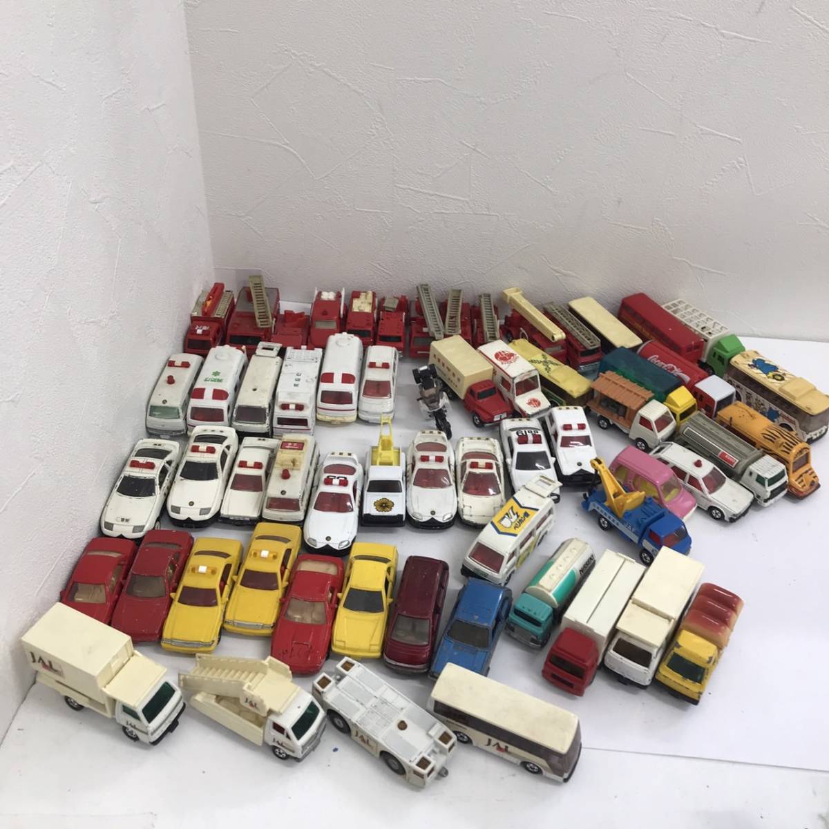 ジャンク トミカ 大量セット 消防車 パトカー サウンド 日本製 tomica