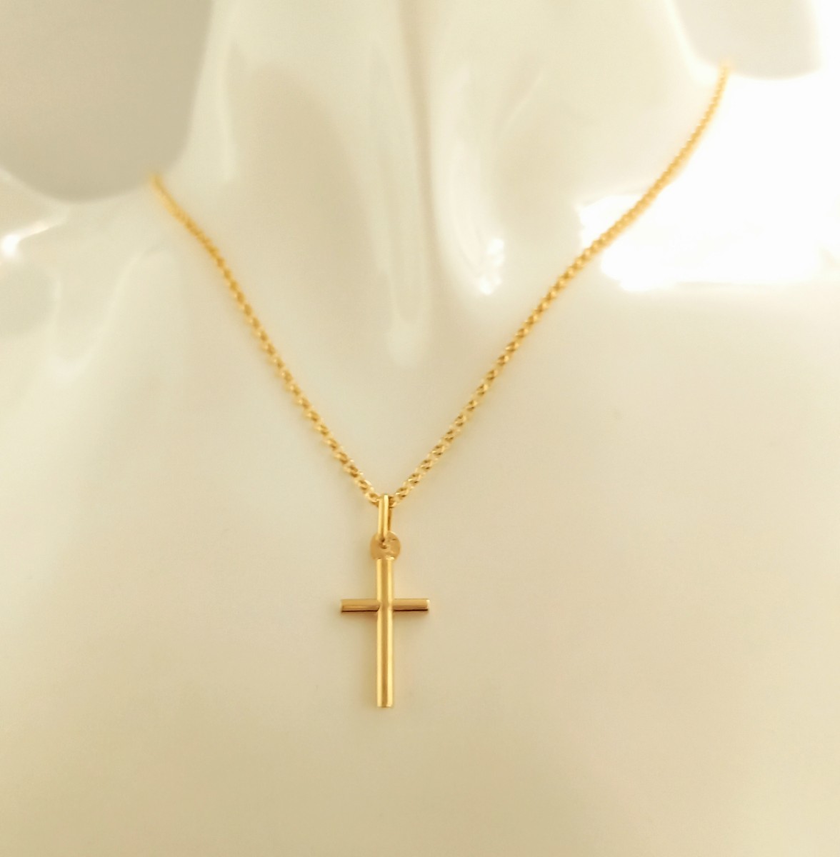  new goods * Italy made K18(18 gold ) Cross pendant top 