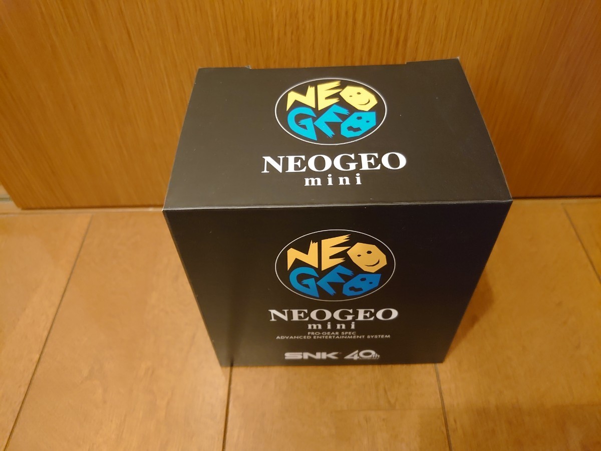 SNK 40th NEOGEO mini ネオジオミニ エスエヌケー 40周年 ネオジオ ミニ 新品未開封 入手困難 即納_画像5