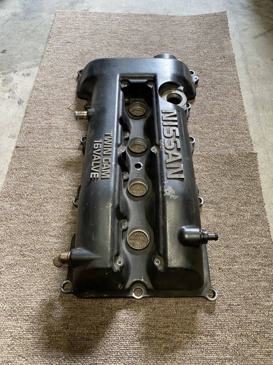 シルビアSR20DET カバー s15 シルビア 純正 ヘッドカバー タペットカバー(日産(純正