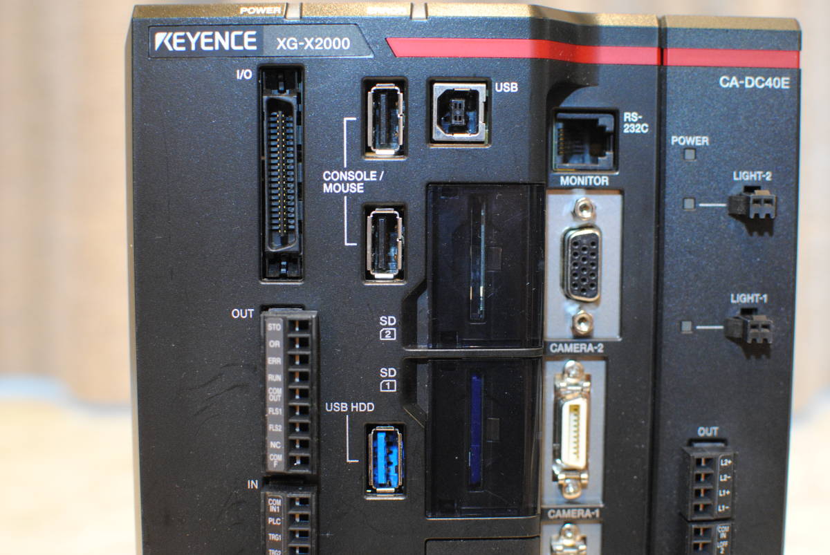 キーエンス 画像処理システム XG-X2000 + 照明拡張ユニット CA-DC40E セット 送料無料