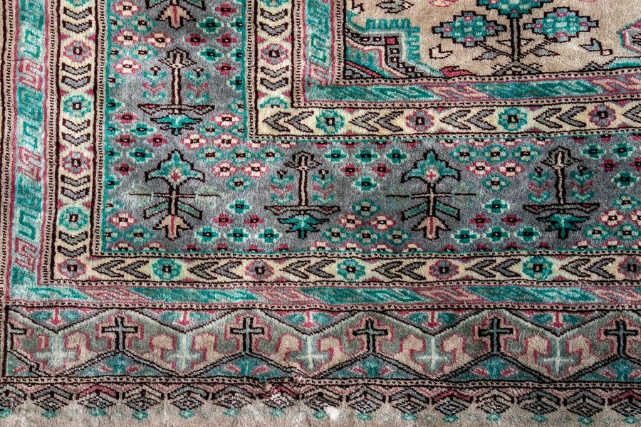 即発送可能】 15938 径337×219cm 64万ノット シルクウール 絨毯