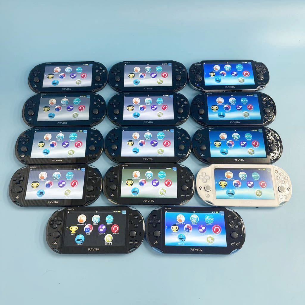Sony / ソニー】通電確認済み 14台セット PS Vita PCH-2000 Sony / ソニー】通電確認済み 14台セット PS Vita PCH-2000
