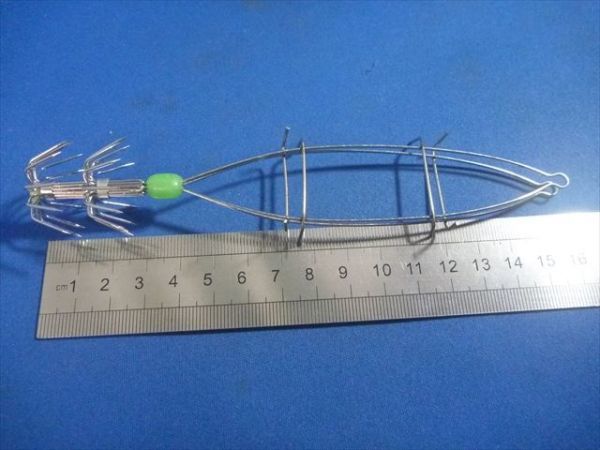 ５個　送料0円・イカ・タコに実物テンヤ、餌木、サッパ・アジなどの小魚を挟みそのまま投入、タコ、蛸、テンヤマダコ、テンヤイカ_画像3