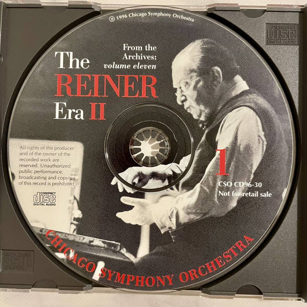 シカゴ交響楽団自主制作vol.1 The REINER ERA(フリッツ・ライナーの