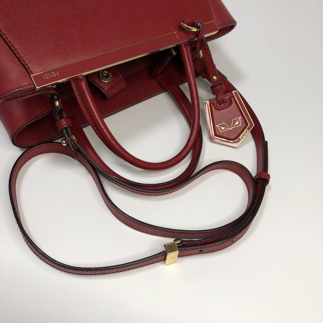 美品】保存袋付 FENDI フェンディ プチトゥージュール 2way ショルダー