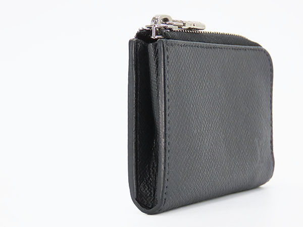  beautiful goods Louis Vuitton Taiga porutomone Jules coin case coin perth change purse . compact purse black M63375