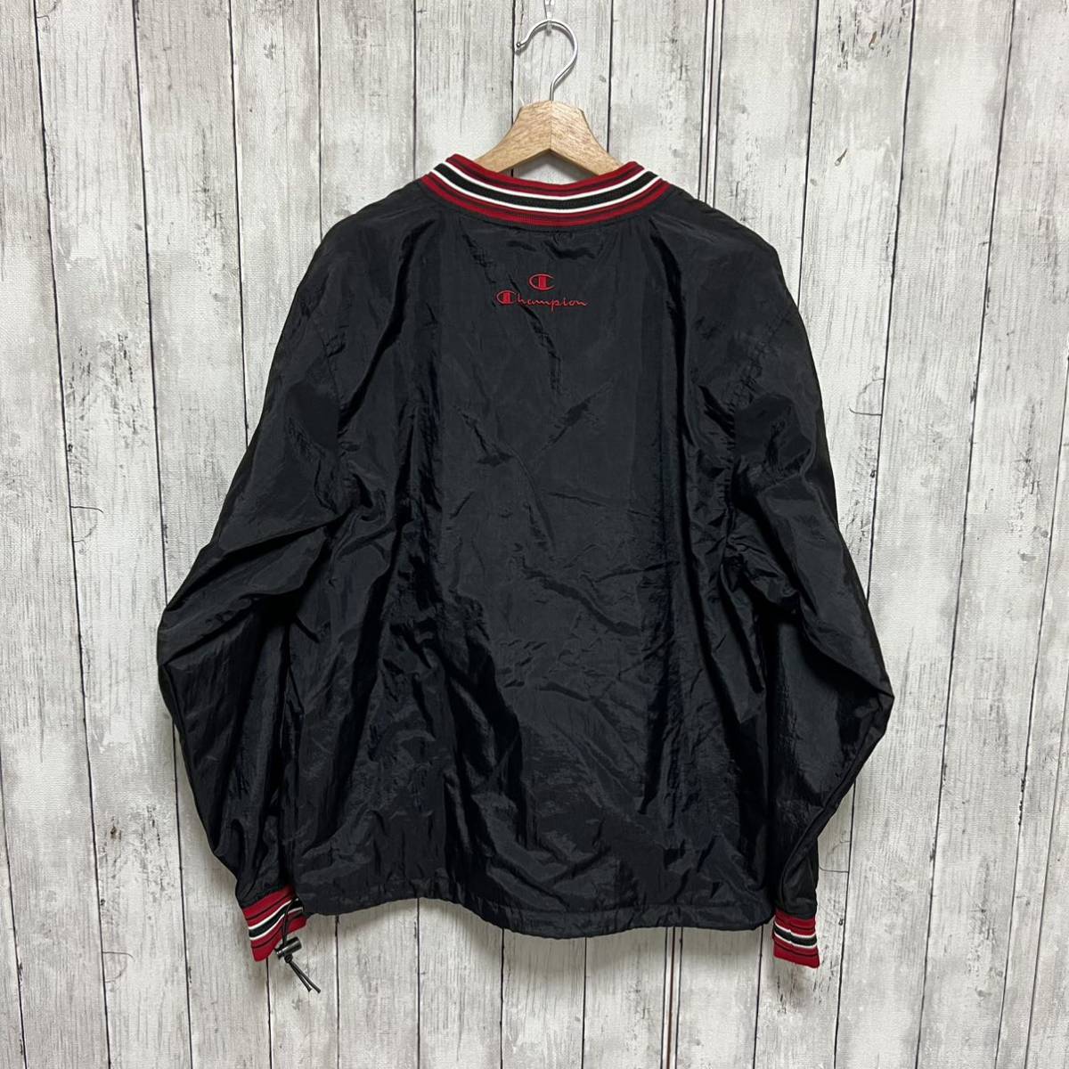 美品 champion プルオーバーナイロンジャケット Vジャン|Yahoo 美品 champion プルオーバーナイロンジャケット Vジャン|Yahoo