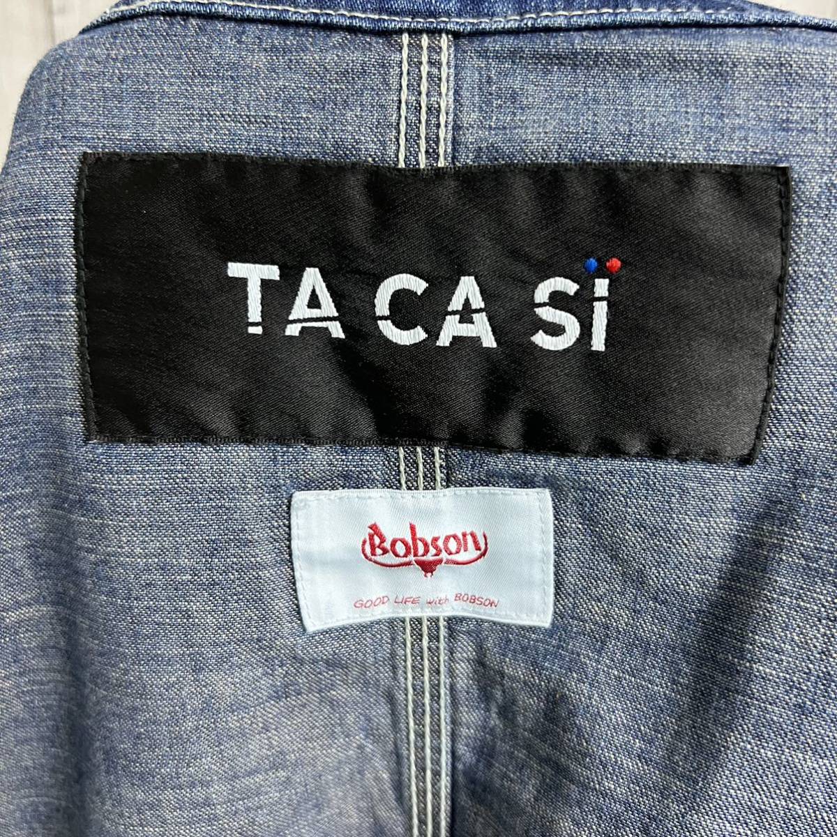 未使用タグ付き！TA CA Si×Bobson デニムカバーオール！日本製！