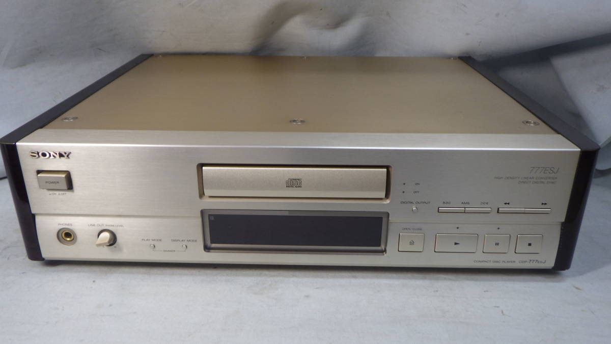 □SONY□ESシリーズCDプレイヤー□CDP-777ESJ/リモコン欠品□□ ☆ □SONY□ESシリーズCDプレイヤー□CDP-777ESJ/リモコン欠品□□ ☆