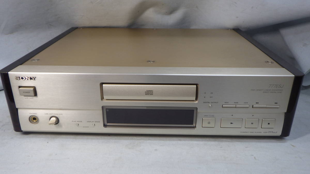 □SONY□ESシリーズCDプレイヤー□CDP-777ESJ/リモコン欠品□□ ☆即決