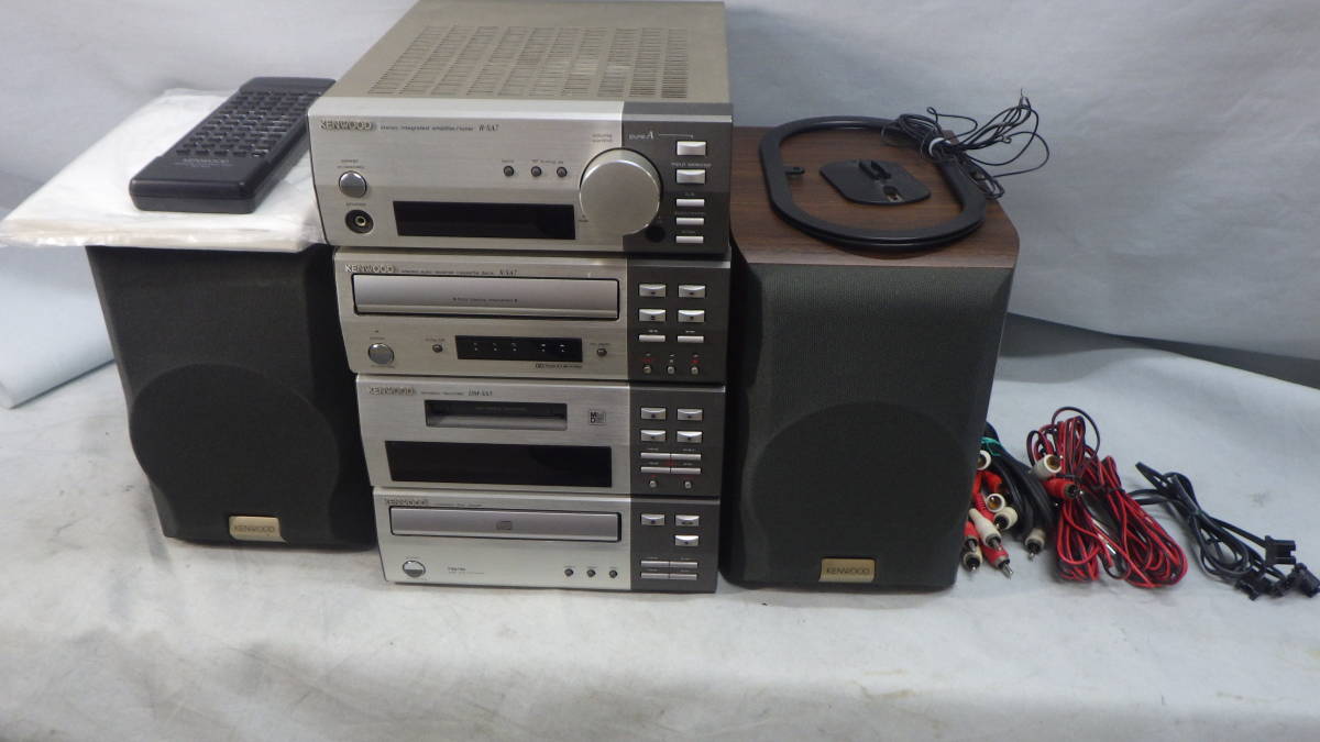 公式サイト □KENWOOD□CD/MD/Tape/Tunerコンポ□AVINO X-SA7□中古