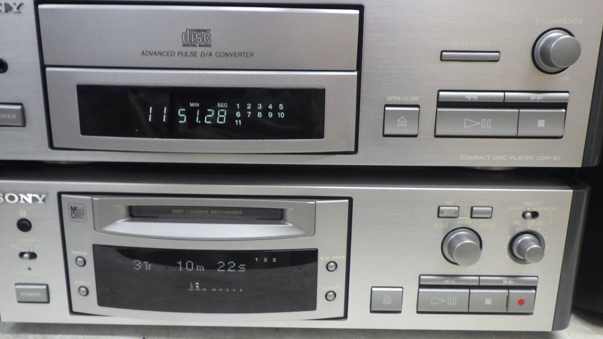 □SONY□コンポSシリーズ□ST-S1/TA-S2/CDP-S1/MDS-S1/SS-S2