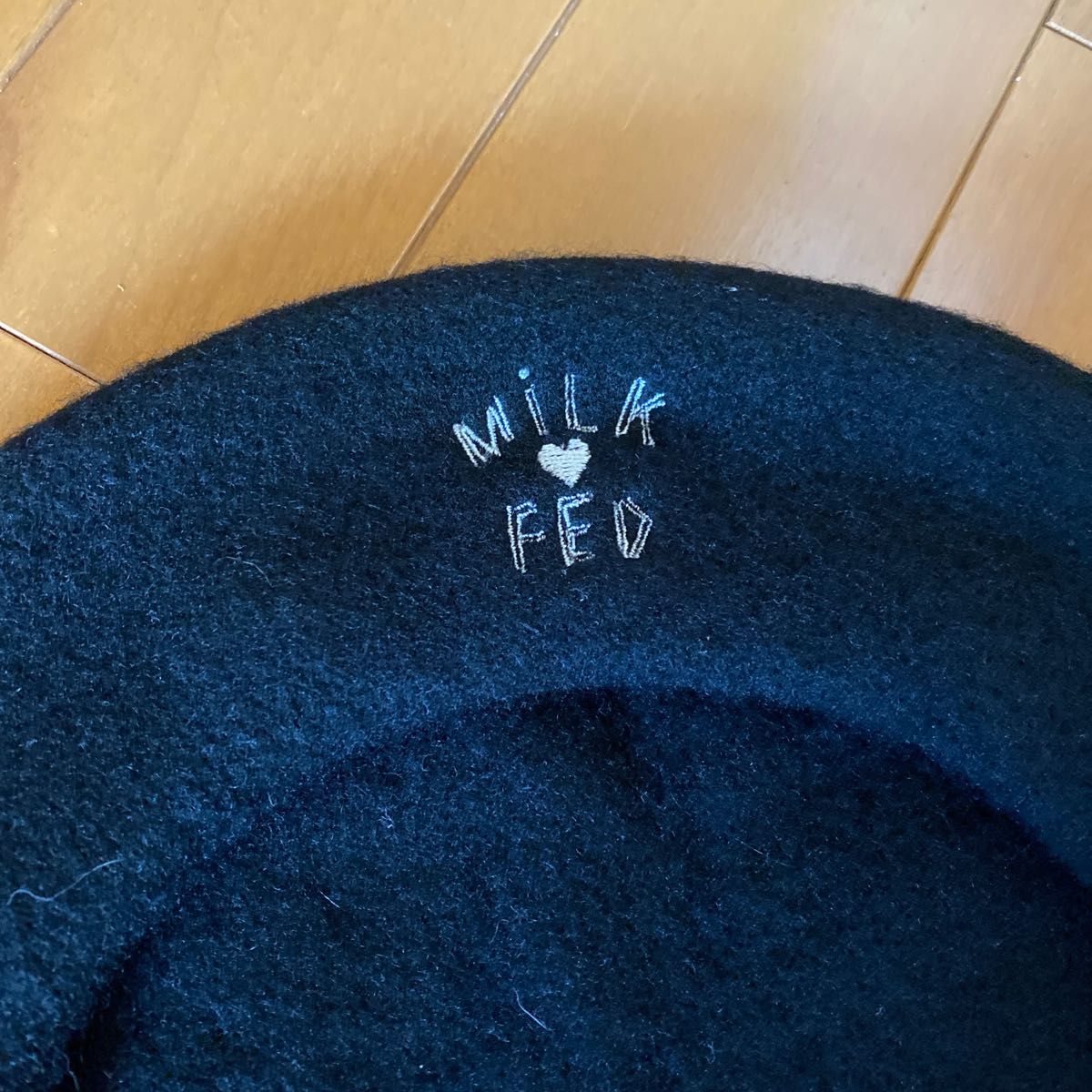 ミルクフェド　MILKFED. ベレー帽　帽子　レディース