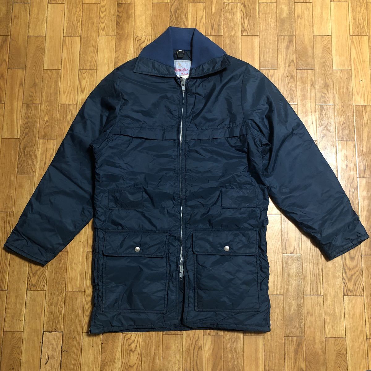 70s Woolrich レディース SKI Coat Jacket 紺 Sサイズ 古着 ヴィンテージ 裏地キルティング TALON 涙 ウールリッチ_画像1