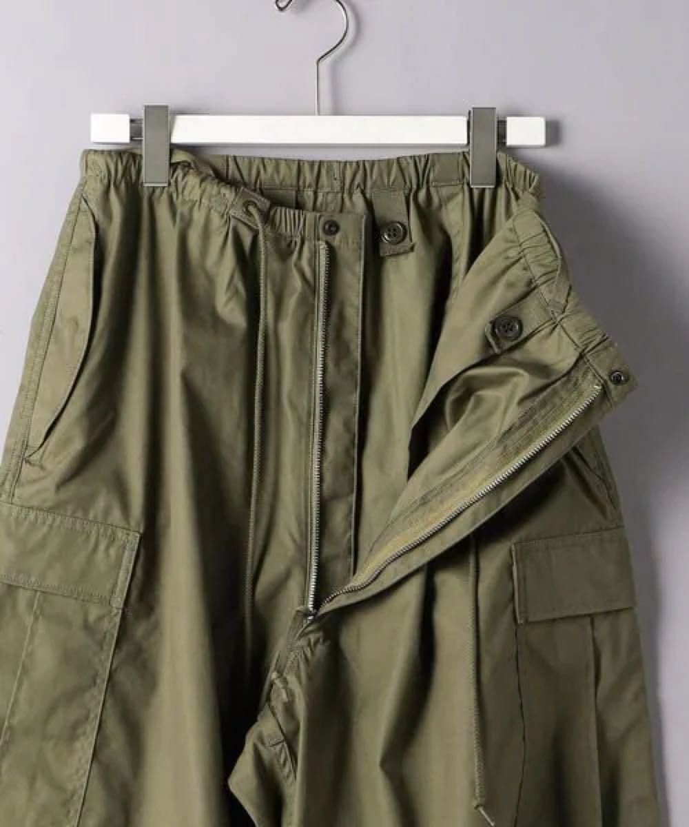 新品 未使用 店頭完売品】HYKE M-51 パンツ サイズ5 オリーブ