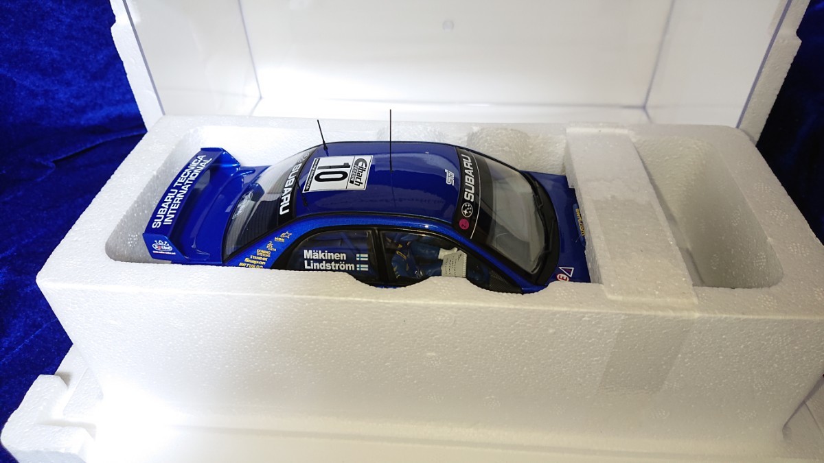 1/18 AUTOart PRODRIVE特注 IMPREZA WRC 2002 トミ マキネン #10