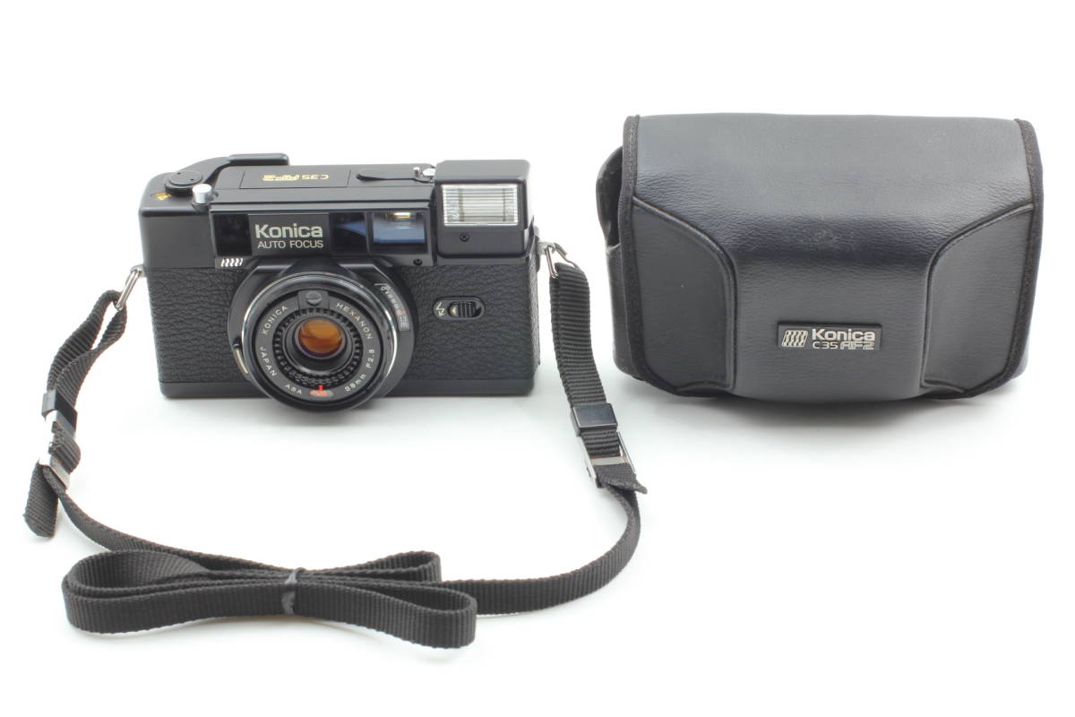 完璧 【整備済 f/2.8 38mm フォーカス オート AF2 C35 美品】コニカ フィルムカメラ