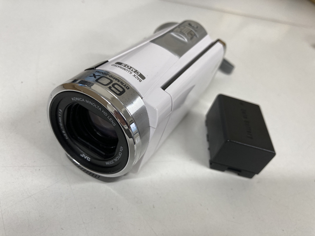 店内全品対象 JVC ハイビジョンメモリームービー GZ-EJ1 ホワイト GZ