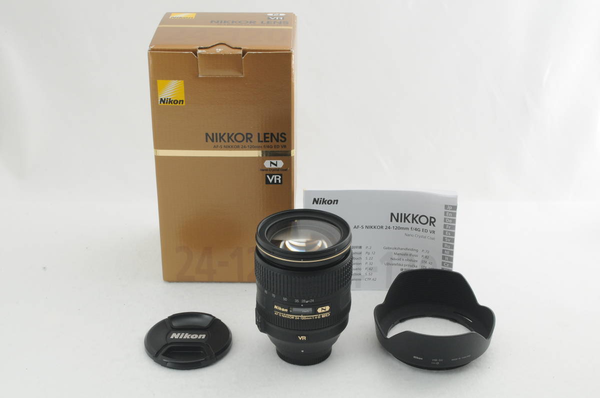 超美品】NIKON ニコン AF-S NIKKOR 24-120mm f/4G ED VR 外観光学共に