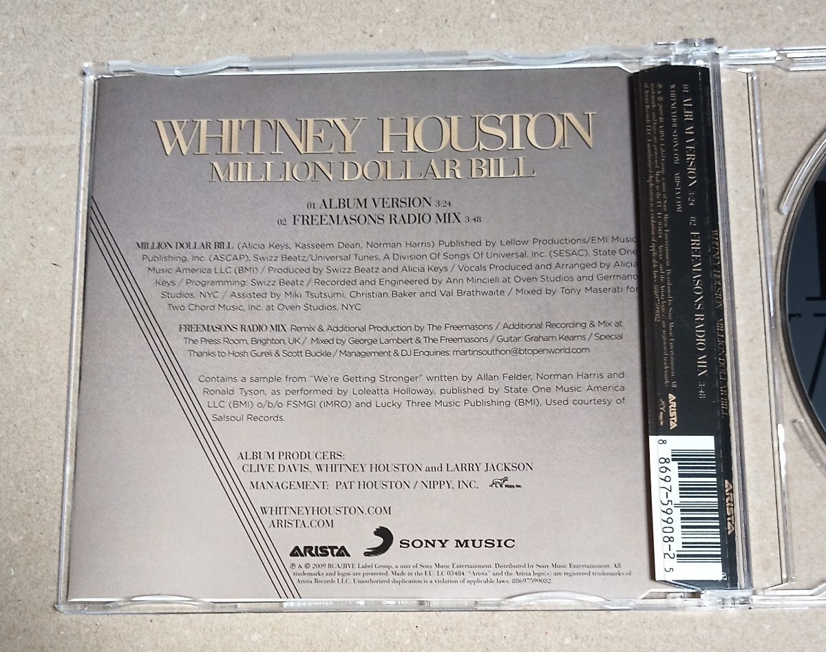 Whitney Houston Million Dollar Bill　ホイットニー・ヒューストン_画像3