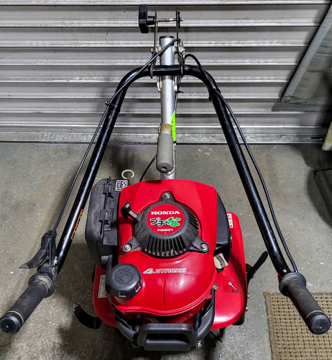 HONDA/ホンダ FG201 プチな 耕運機 管理機 超軽量 キャブ清掃 動作良好