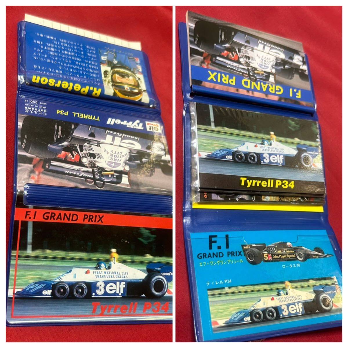 Ｆ１グランプリ　ポケットパス F1 GRAND PRIX 手帳タイプ・カラーカード10枚・シール・手帳 MADE IN JAPAN_画像2