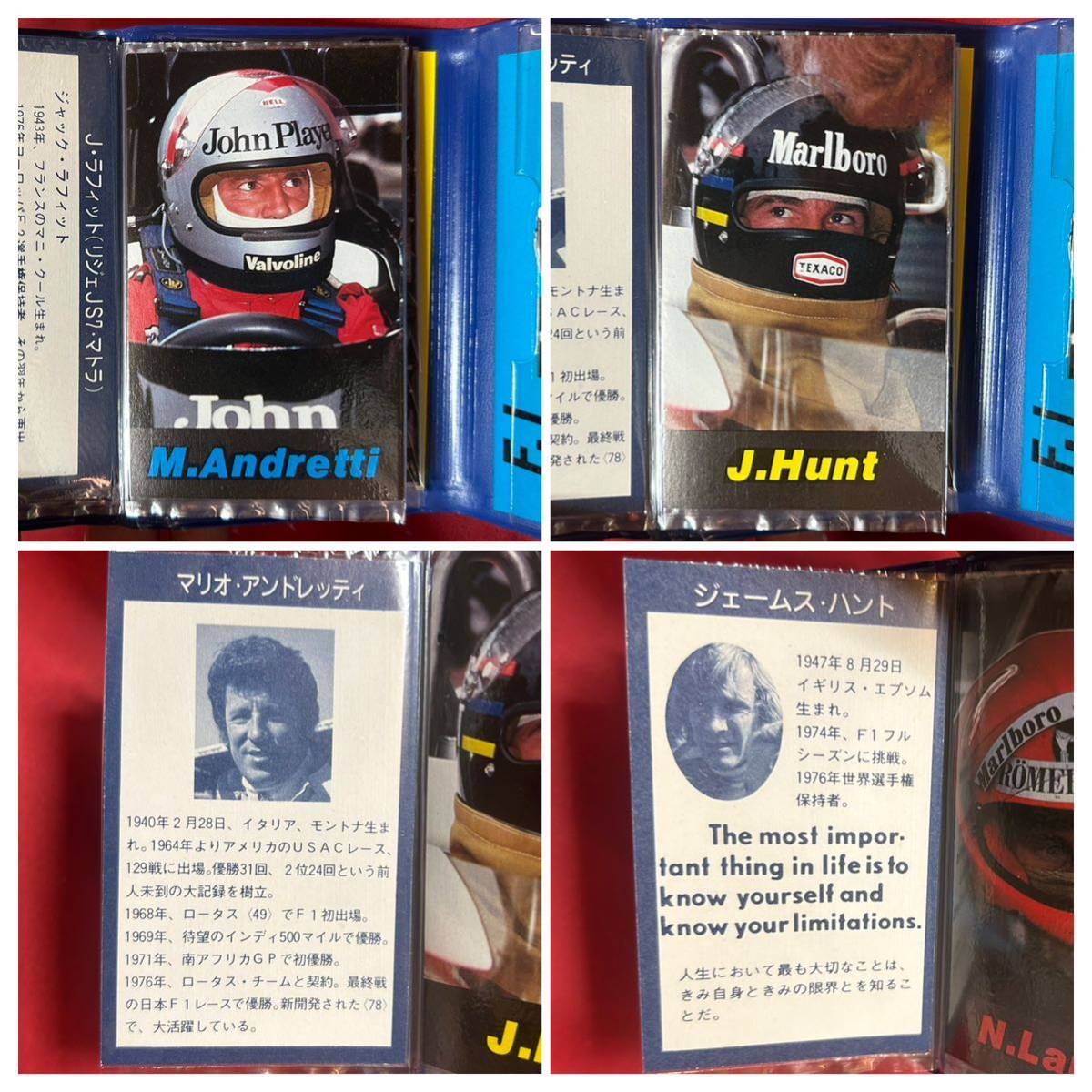 Ｆ１グランプリ　ポケットパス F1 GRAND PRIX 手帳タイプ・カラーカード10枚・シール・手帳 MADE IN JAPAN_画像7