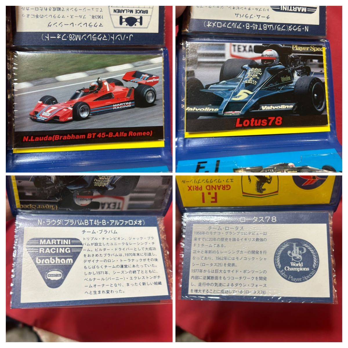 Ｆ１グランプリ　ポケットパス F1 GRAND PRIX 手帳タイプ・カラーカード10枚・シール・手帳 MADE IN JAPAN_画像10