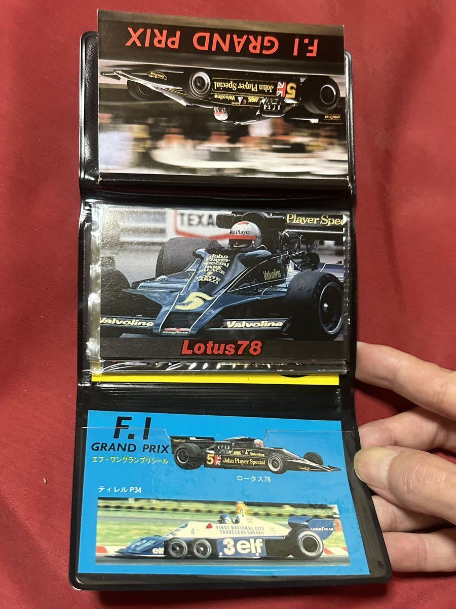 Ｆ1 グランプリ　ポケットパス F1 GRAND PRIX 手帳タイプ・カラーカード10枚・シール・手帳 MADE IN JAPAN_画像3