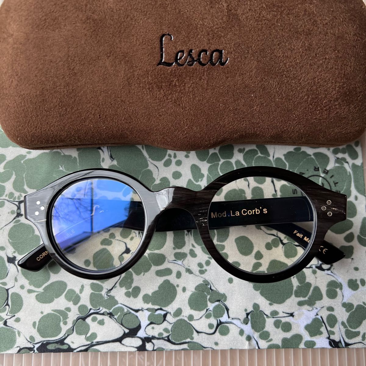 レスカ LESCA Lunetier La Corb's ☆バッファローホーン | noonanwaste.com