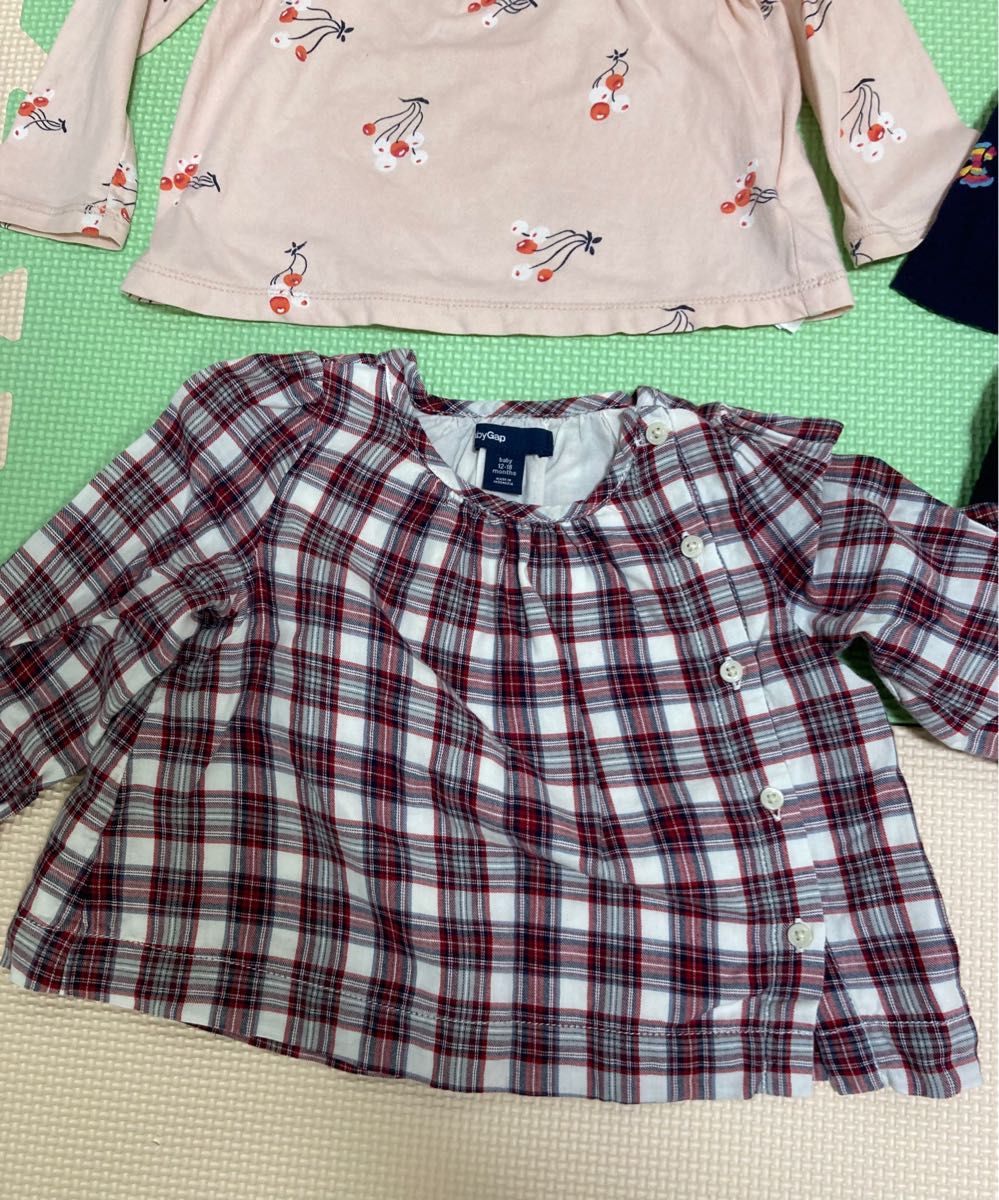 baby GAP  女の子　80サイズ　トップス　ワンピース　3点セット