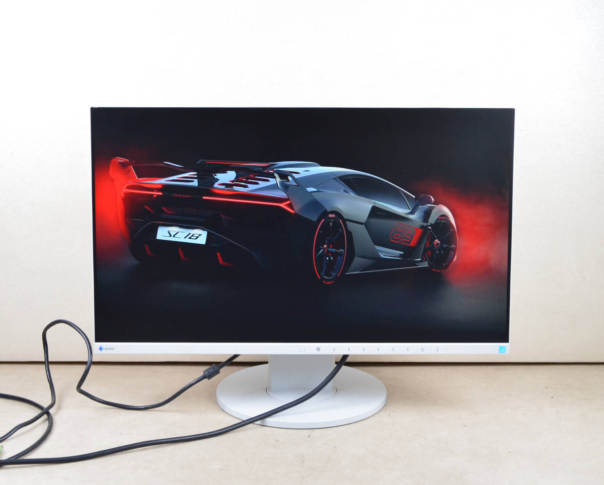 3244　超狭額ベゼル　EIZO　EV2450　23.8型ワイド　フルHD　ゲーミング　HDMI/DP　IPS　從型表示　スピーカー内蔵　LED　ディスプレイ