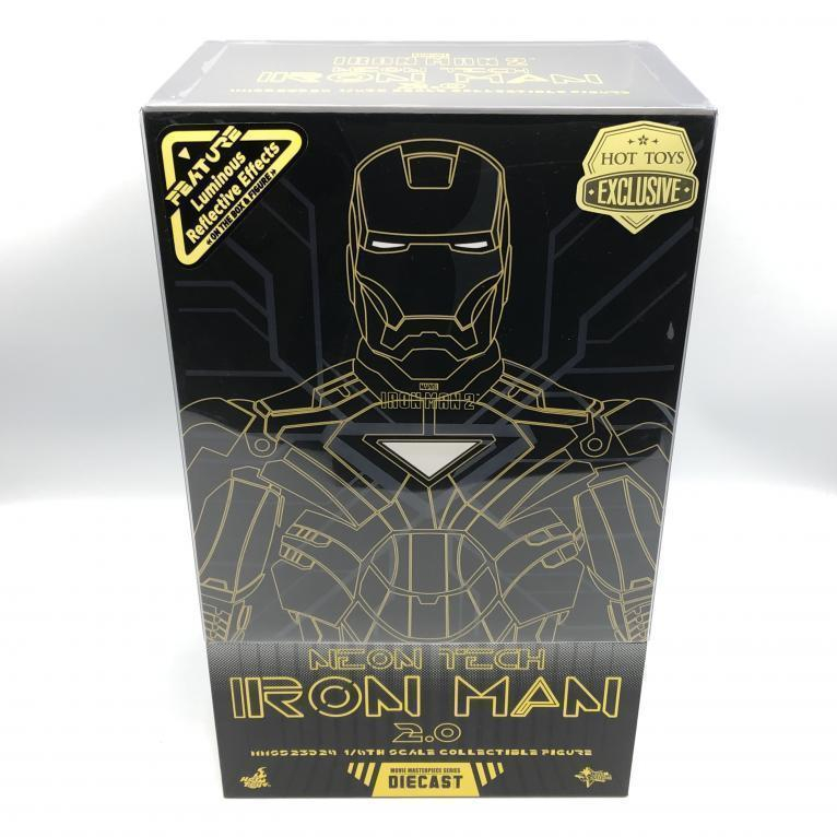 [ б/у ] hot игрушки 1/6 Ironman * Mark 6( neon Tec / желтый версия ) Movie * master-piece DIECAST[240010370558]