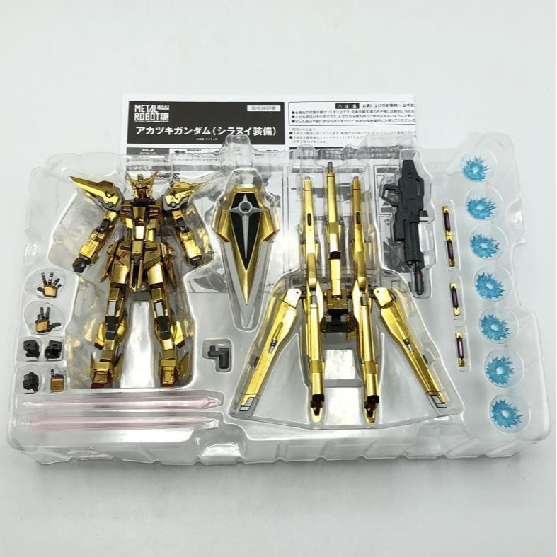 【中古】バンダイ METAL ROBOT魂 アカツキガンダム(シラヌイ装備) 機動戦士ガンダムSEED DESTINY[240010381395]_画像2