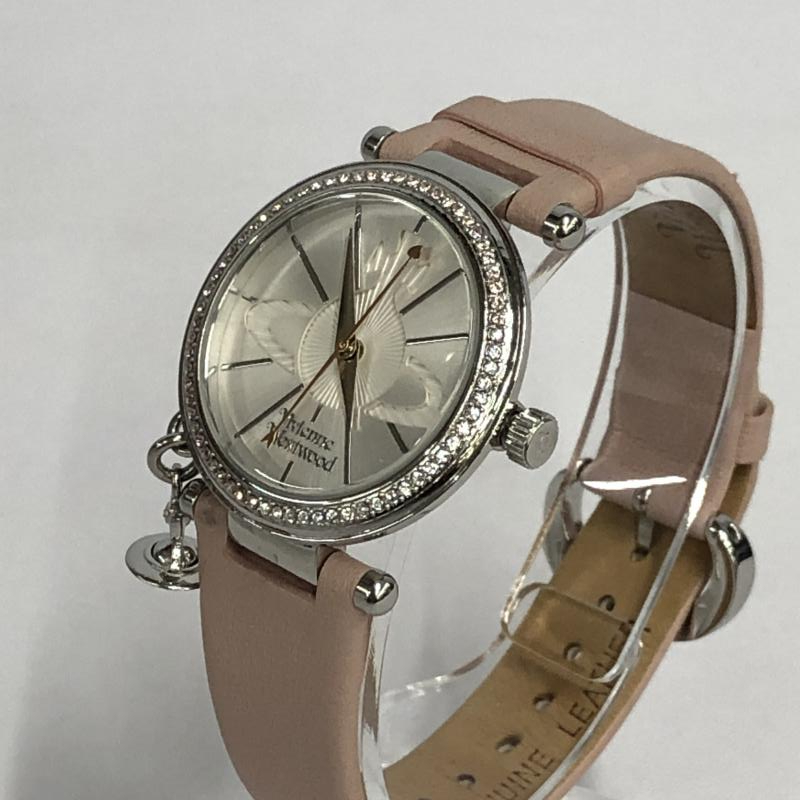 【中古】Vivienne Westwood ヴィヴィアンウエストウッド VV006SLPK 腕時計 ピンク レディース オーブ[240010342400]