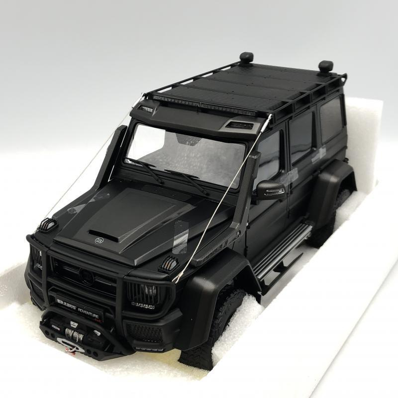 【中古】ALMOST REAL 1/18 ブラバス 550 アドベンチャー メルセデス ベンツ G500 4x4 2 マットブラック ミニカー[249008213655]_画像2