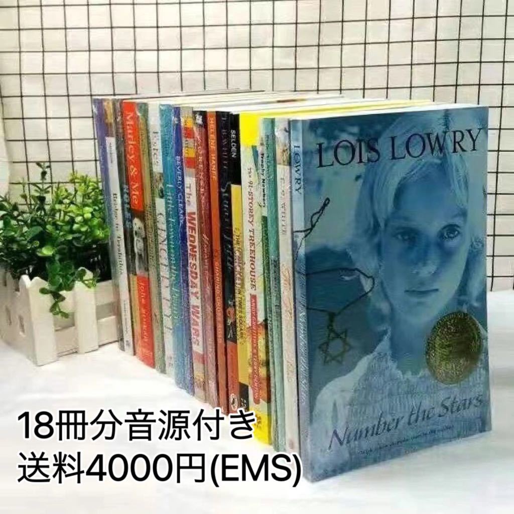 Newbery Medal ニューベリー賞コレクション　22冊　英語チャプターブック Number the Stars The Cricket in Times Square 多読 海外発送