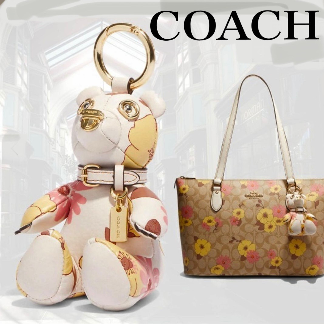 ☆新品☆COACH(コーチ)キーリングキーホルダーバッグチャーム