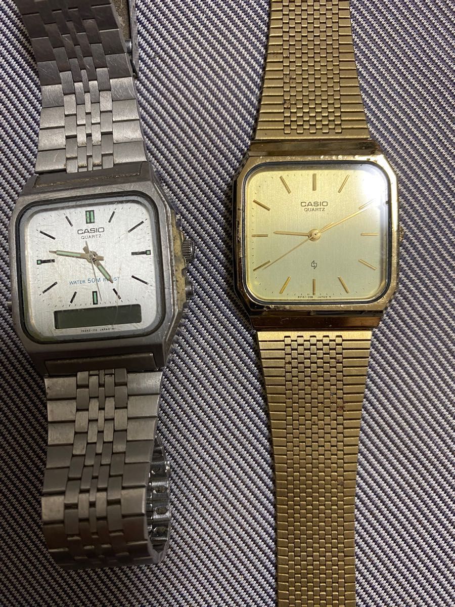 CASIO時計 ジャンク品 2個セット