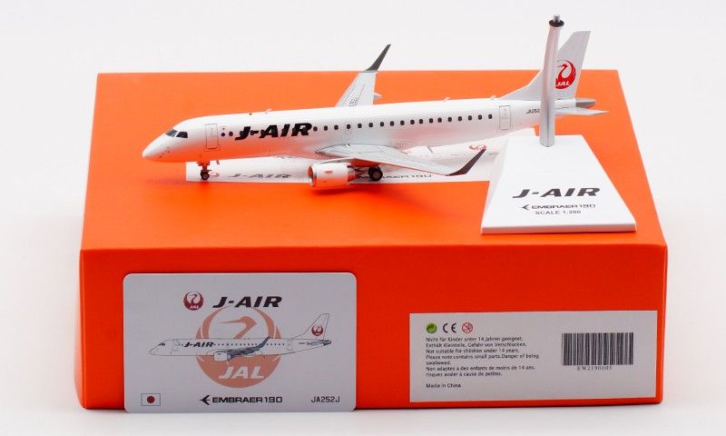 【新品】1:200 J-AIR ERJ190 JA252J エンブラエル JAL