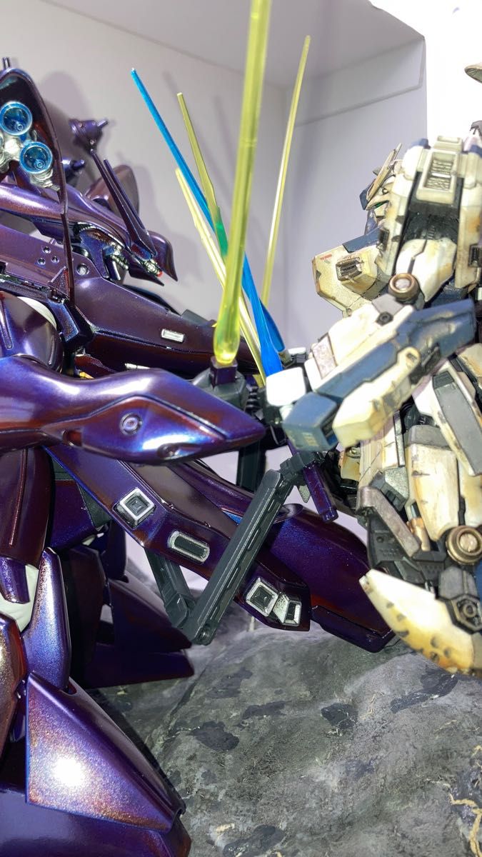 HGナイチンゲールジオラマ HGナイチンゲールジオラマ Hi-νガンダムvsナイチンゲール