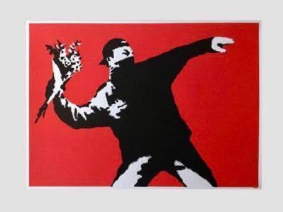 BANKSY “Love is in the Air” WCPリプロダクション_画像1