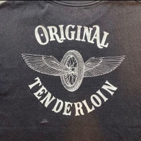 TENDERLOIN テンダーロイン ハーレースカル Tシャツ サイズS 黒 TENDERLOIN テンダーロイン ハーレースカル Tシャツ サイズS 黒
