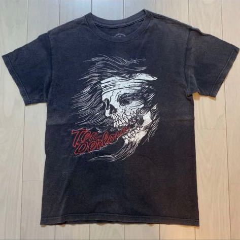 TENDERLOIN テンダーロイン ハーレースカル Tシャツ サイズS 黒 ブラック バイカー ヴィンテージ Tee BLACK _画像1