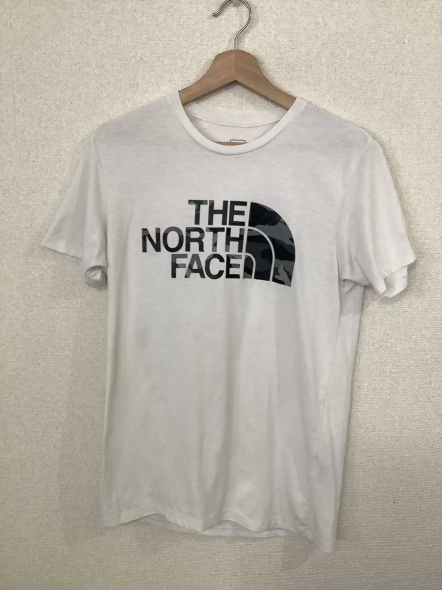 THE NORTH FACE ザノースフェイス ロゴTシャツ 半袖Tシャツ　レディース　アウトドア　ストリート　古着_画像1